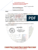 Corte Superior de Justicia de Lambayeque: "Año de La Unidad, La Paz y El Desarrollo"