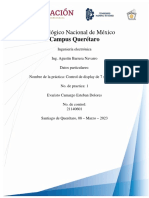 Control de Display de 7 Segmentos Por Medio de Compuertas Logicas