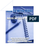 How To Write Killer Promo Emails