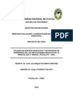 UNIVERSIDAD NACIONAL DE UCAYALI Proyecto de Tesis Julio PDF