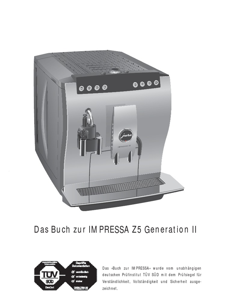 Manual Jura Impressa Z5Gen2 PDF