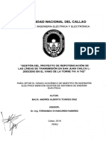 Universidad Nacional Del Callao: 034gestlon Del Proyectq de Repotenciacion de