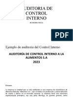 Auditoria de Control Interno: Revisoria Fiscal