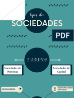 Tipos De:: Sociedades