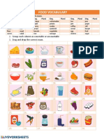 Food Vocabulary Plural and Countable/Uncountable Nouns