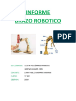 Informe Del Brazo Robotico