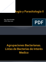Microbiología y Parasitología II: Dra. Alma González UPAP, Mayo 2017
