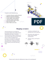 Ceramics Processing: Computer-Aided Manufacturing