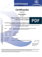 Certificación: Certificado
