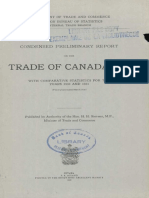 Trade of Canada, 1932: T" - ' ! - Condensed Preliminary Report