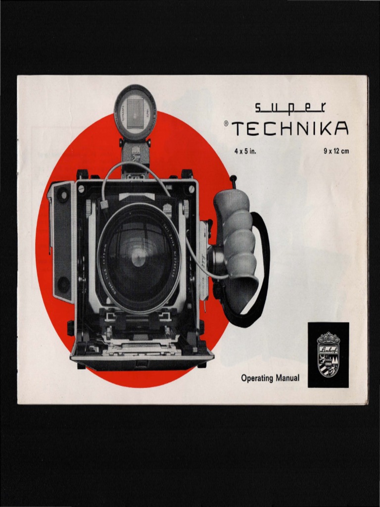 ★【保存資料】　LINHOF MASTER TECHNIKA　カタログ日本語版１ Linhof Super Technika V Manual | PDF | Camera Lens | Camera