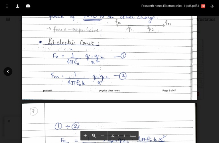 Unit 1 - Electrostatics - Google Drive | PDF