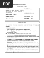 Strata Control Exam Paper | PDF | Science & Mathematics