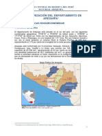 Caracterización socioeconómica del departamento de Arequipa