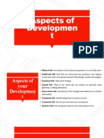 Aspects of Developmen T