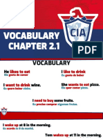 Vocabulary Chapter 2.1