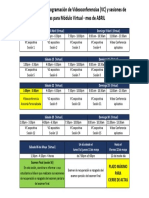 Cronograma de Actividades Académicas