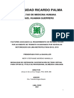 Universidad Ricardo Palma: Facultad de Medicina Humana Manuel Huamán Guerrero