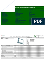 Check-List de Máquina E Equipamentos: Anexo 4 PO-JAC-SST-011 Revisão 3 Data 13/09/2019