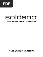 Soldano Slo 100 Instruction Manual Final