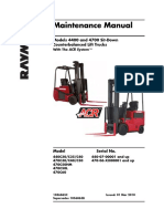 Maintenance Manual: Models 4400 and 4700 Sit-Down Counterbalanced Lift Trucks