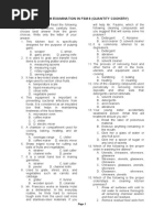 Mid-Term Examination in FSM 8 (Quantity Cookery) : I - Multiple Choice. Read The Following