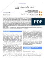 The Significance of Microsaccades for Vision and Oculomotor Control