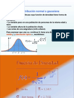 La Distribución Normal o Gaussiana