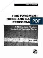 Tire Pavement Noise and Safety Performance: Federal Highway Administration