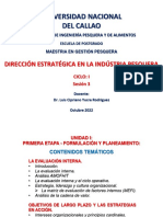 Universidad Nacional Del Callao: Dirección Estratégica en La Indústria Pesquera