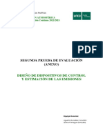 Segunda Prueba de Evaluación (Anexo) : Diseño de Dispositivos de Control Y Estimación de Las Emisiones