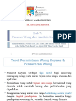 Bab 7: Pasaran Wang Dan Analisis Keluk LM: Eppd1023 Makroekonomi 1