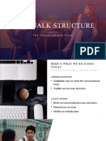 Let'S Talk Structure: The Conversational Essay