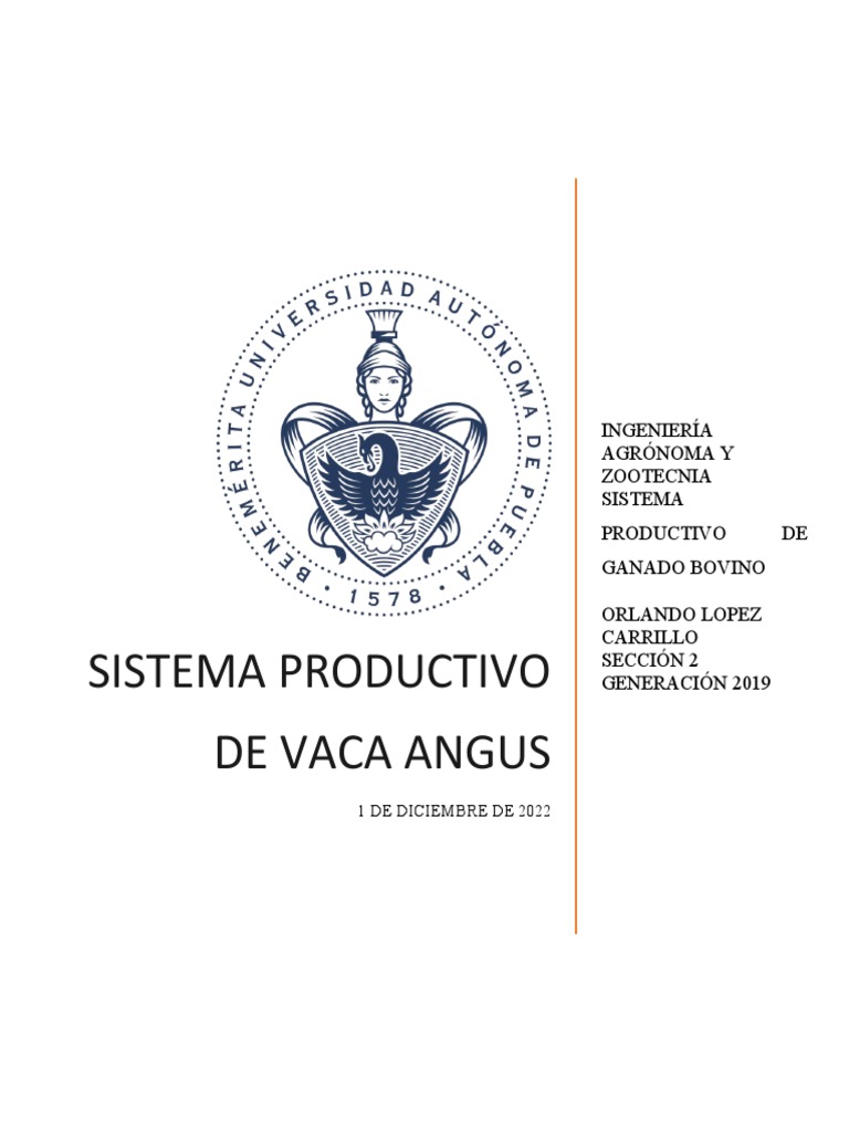 Sistema Productivo de Ganado Angus | PDF | Ántrax | Pasto