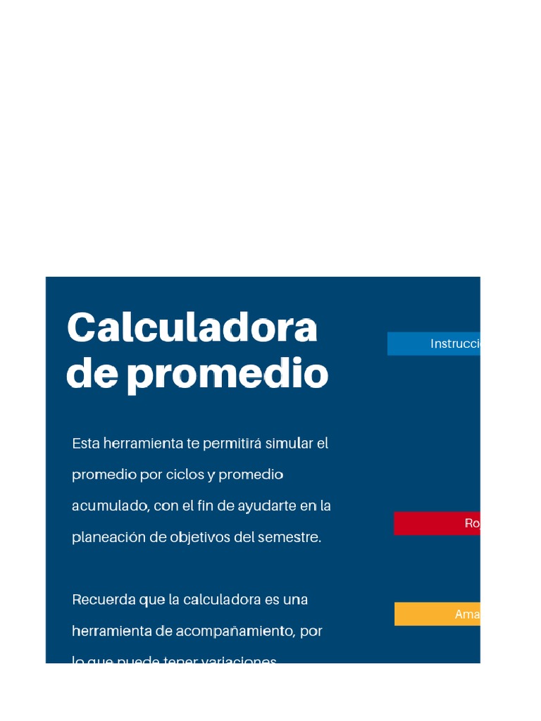 Calculadora de Promedio por Créditos | PDF