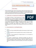 Sesión 17-Técnicas de Expresión Oral Individual y Colectiva