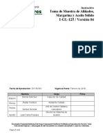 I-GL-125 (Ver.04) TOMA E MUESTRAS EN ALIÑADOS, MARGARINAS Y SOLIDOS
