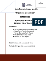 Ejercicios U3 - Estimación Puntual y Por Intervalos