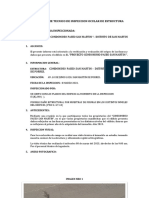 Informe Tecnico de Inspeccion Ocular de Estructura