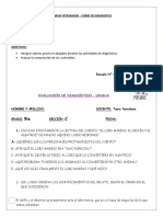 Integrar Saberes Previos Trabajados Durante Las Actividades de Diagnóstico. - Evaluar La Comprensión de Los Contenidos