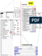 Del S10 Del Rw7+: Pie de Presupuesto de Obra