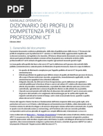 Linee Guida Competenze Digitali Ict