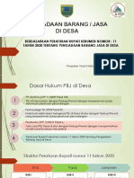 Paparan Pengadaan Barang Dan Jasa Di Desa