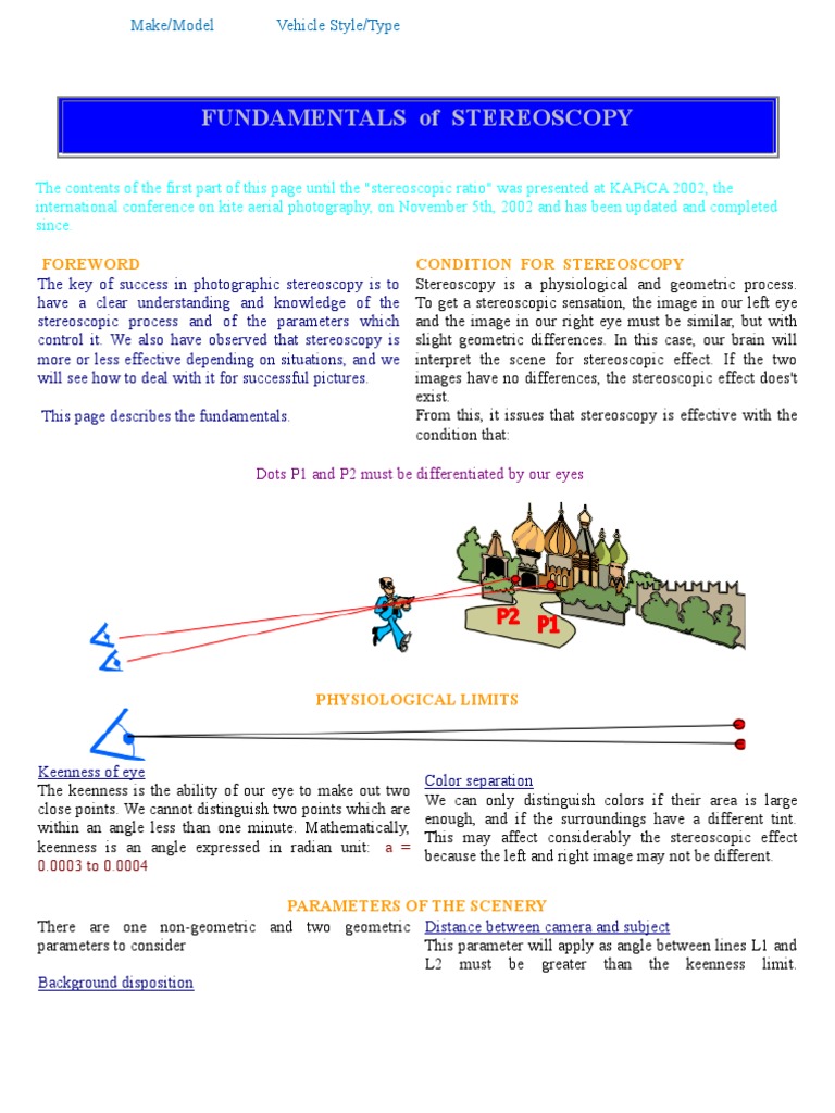 Fundamentals of Stereos | PDF | Stereoscopy | Traffic Collision