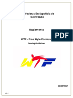 Real Federación Española de Taekwondo: Scoring Guidelines