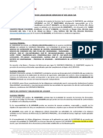 Contrato de Locacion de Servicios #005-2020-Cva: Av. El Derby 250 Oficina 1602 - Surco - Lima