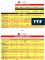 School of Engineering and Technology: Special Supplementary Examination Schedule - April 2023