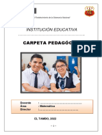 Carpeta Pedagógica 2022-SECUNDARIA Materialesdidacticosnet