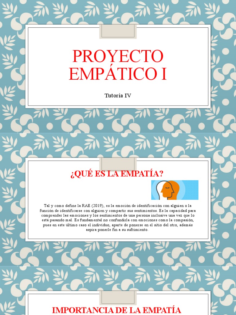 Importancia de la Empatía en la Atención | PDF | Empatía | Las emociones