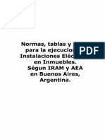 Tablas para Instalaciones Eléctricas